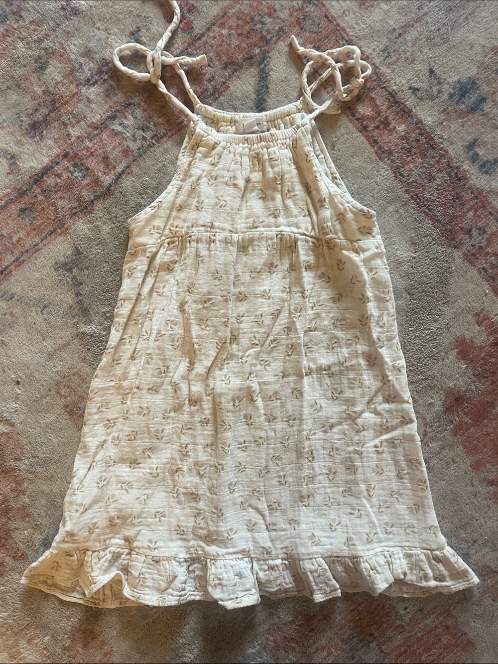 Angel Dear Muslin Cotton Tie Strap Dress